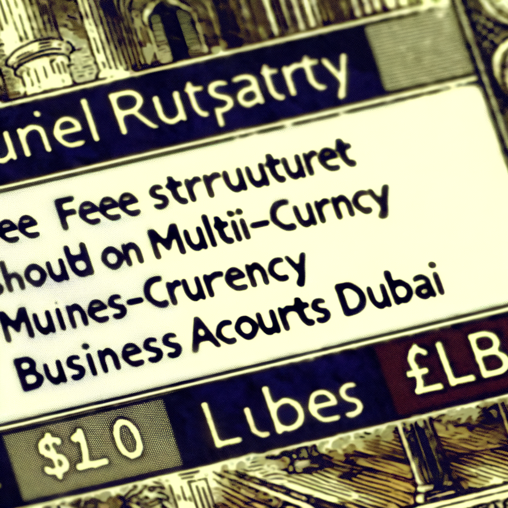 Fee Structures of Multi-Currency Business Accounts in Dubai