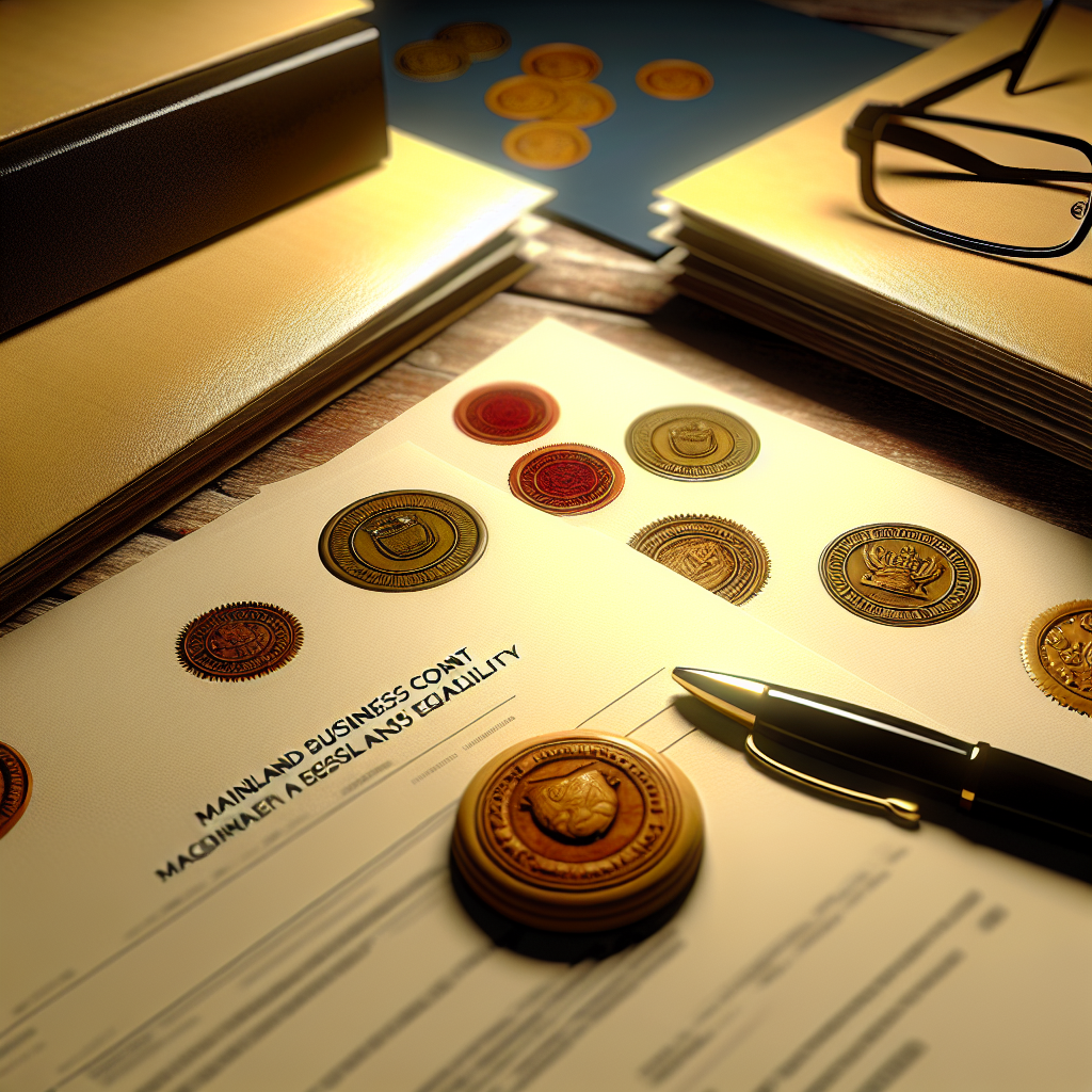 Mainland Business Account Requirements and Eligibility