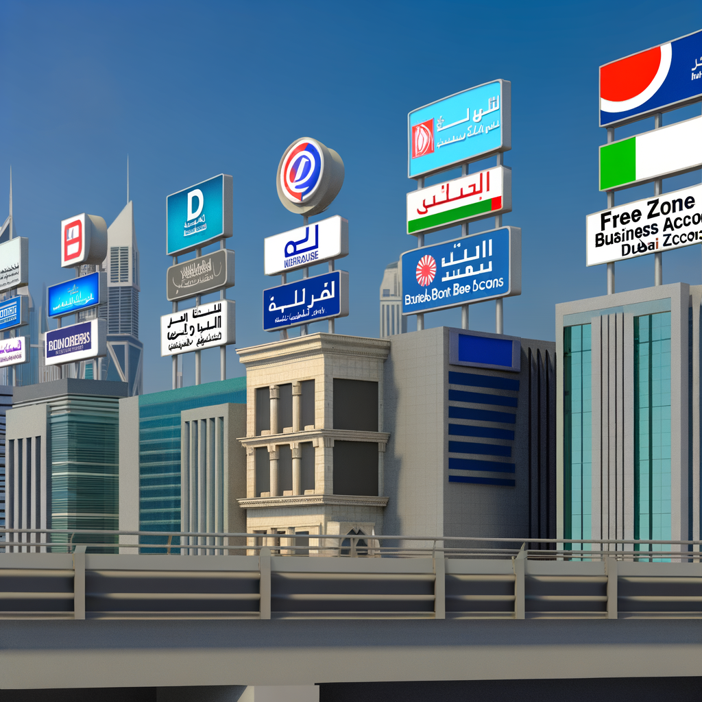 Top Banks Offering Free Zone Business Accounts in Dubai